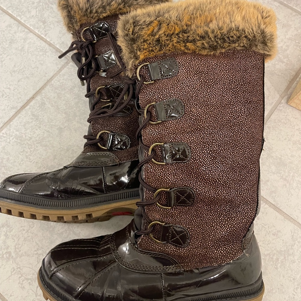 Waterproof fur lined boots- stylish and comfortable